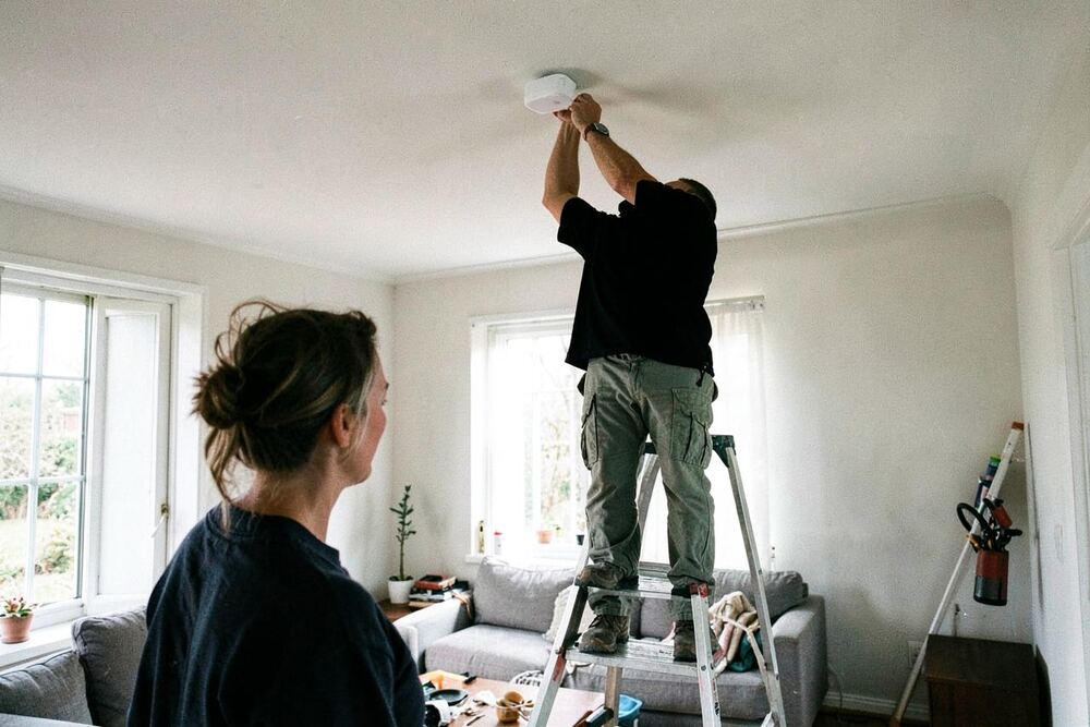 Færdig installation til opsætning af netværk i hjemmet