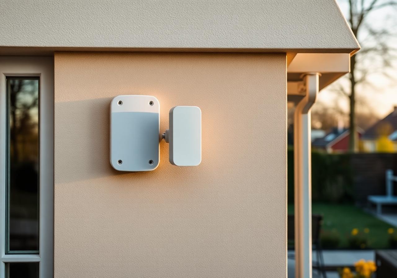 Vejrsikret udendørs access point monteret på husmur